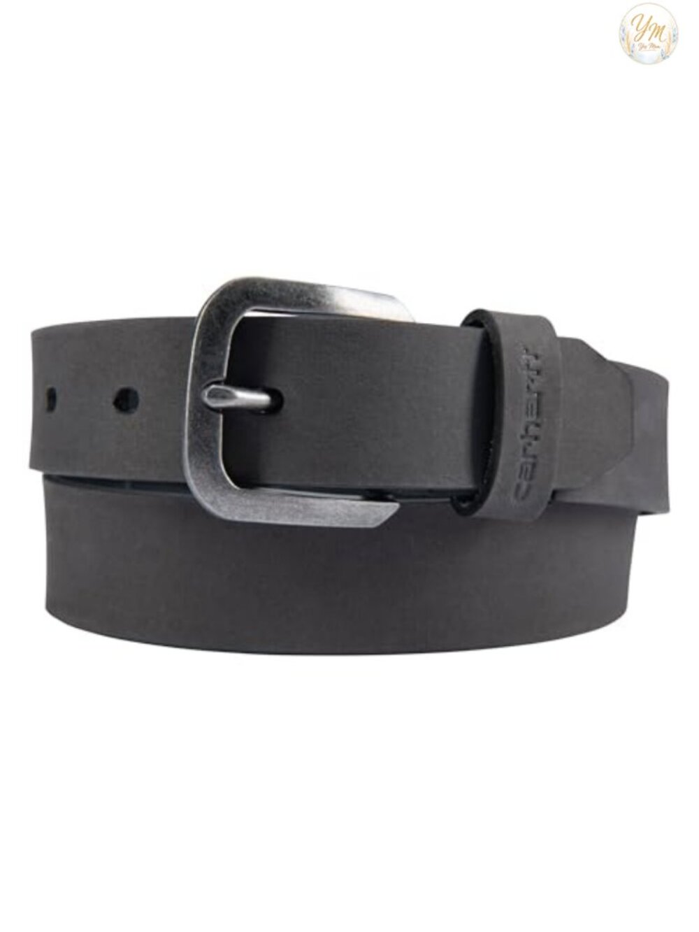 Women's Leather Belt - Full Grain Buffalo Saddle Leather - Harness Buckle -